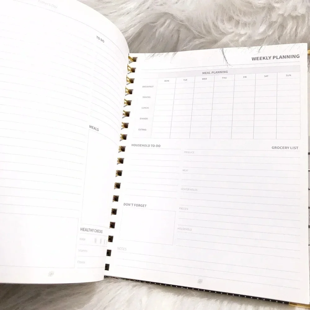 Peacock Paper large navy blue calendar planner